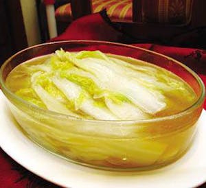 Order J14. Chinese Cabbage with Dried Shrimp 开洋白菜 food online from Garage Restaurant store, San Gabriel on bringmethat.com