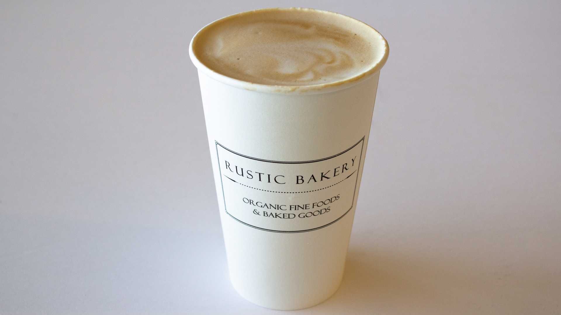 Order Double Latte, 16 oz. food online from Rustic Bakery store, Larkspur on bringmethat.com