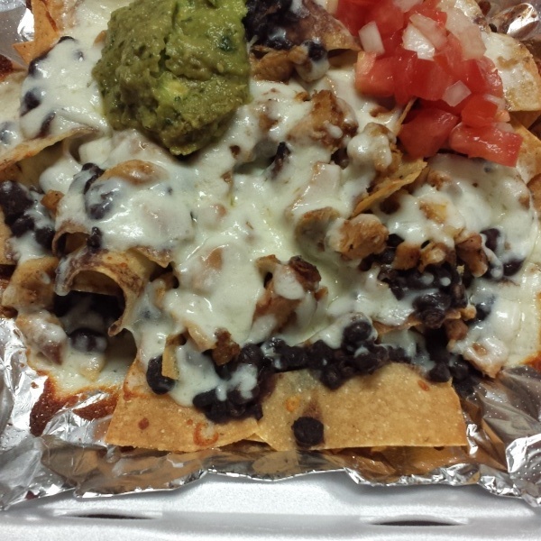 Order Chicken Nachos food online from Asparagus pizza store, Los Angeles on bringmethat.com