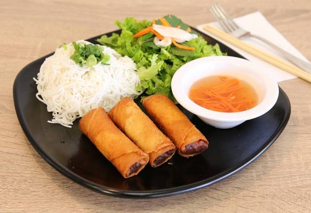 Order 68. Vermicelli with Eggrolls (Bun Cha Gio) food online from Pho Tung & Cafe store, Lake Forest on bringmethat.com