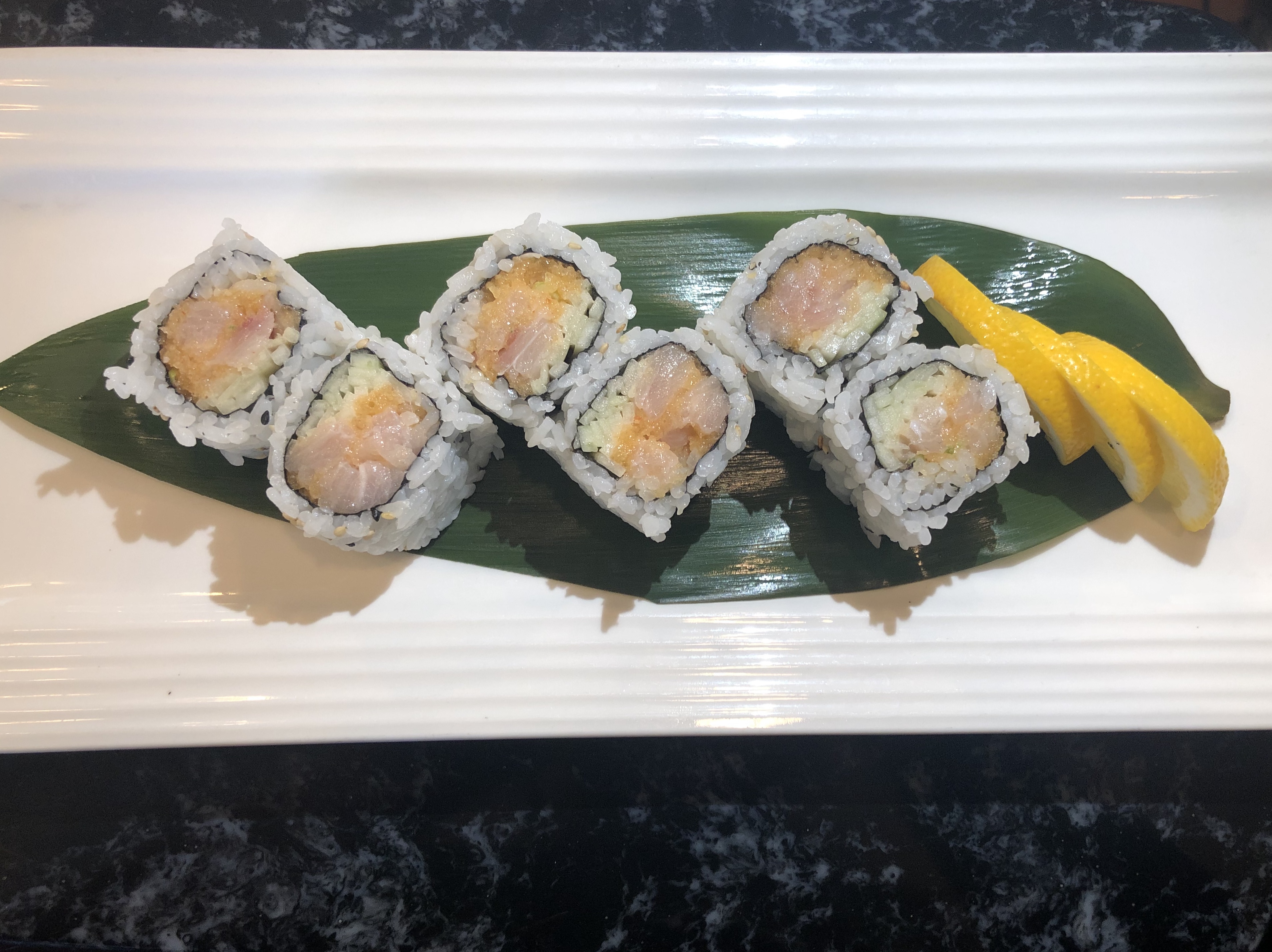 Order 14. Spicy Scallop Roll food online from Katana restaurant store, Pittsburgh on bringmethat.com