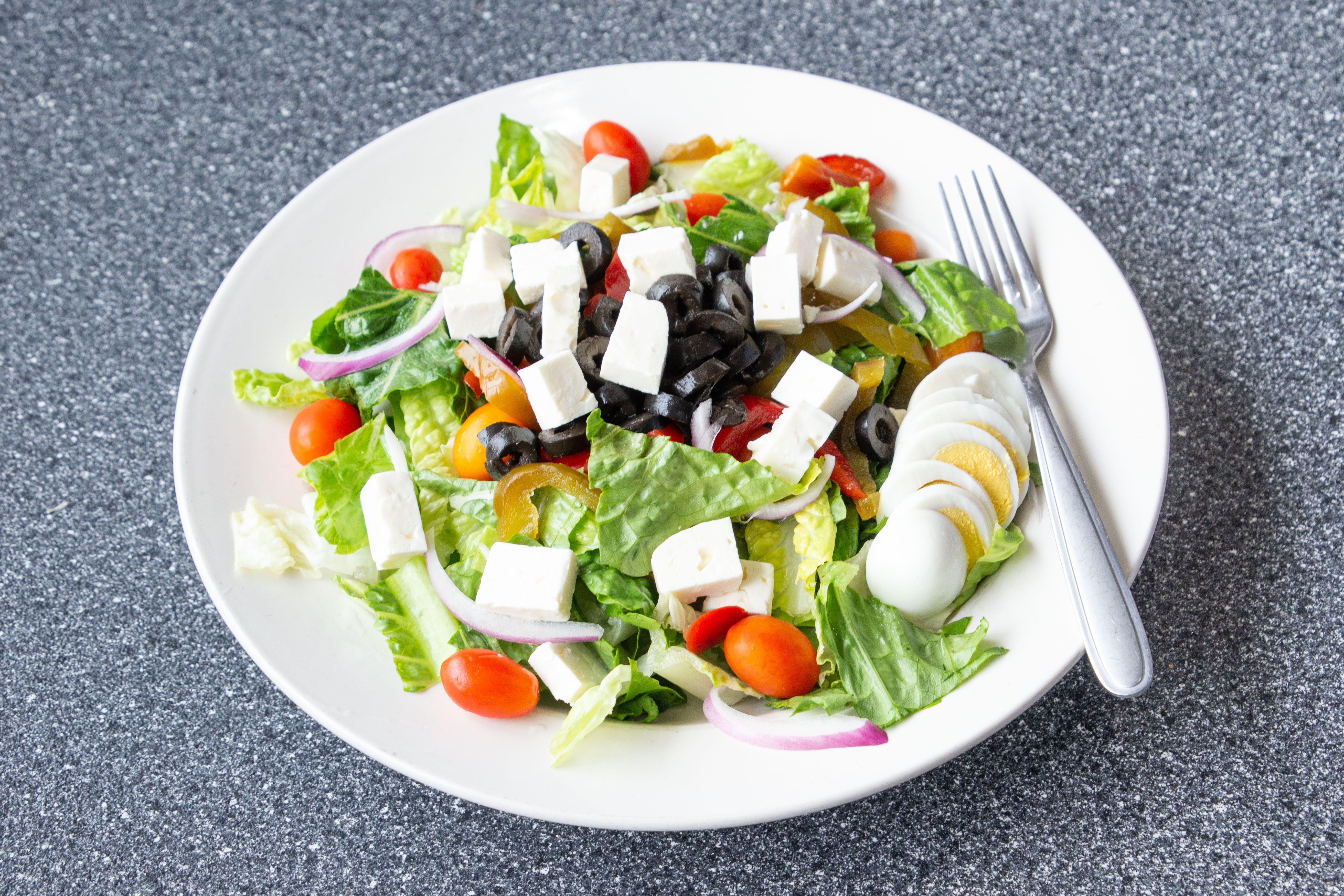 Order Healthy Salad - Small food online from Pizza City store, Woodbury Heights on bringmethat.com