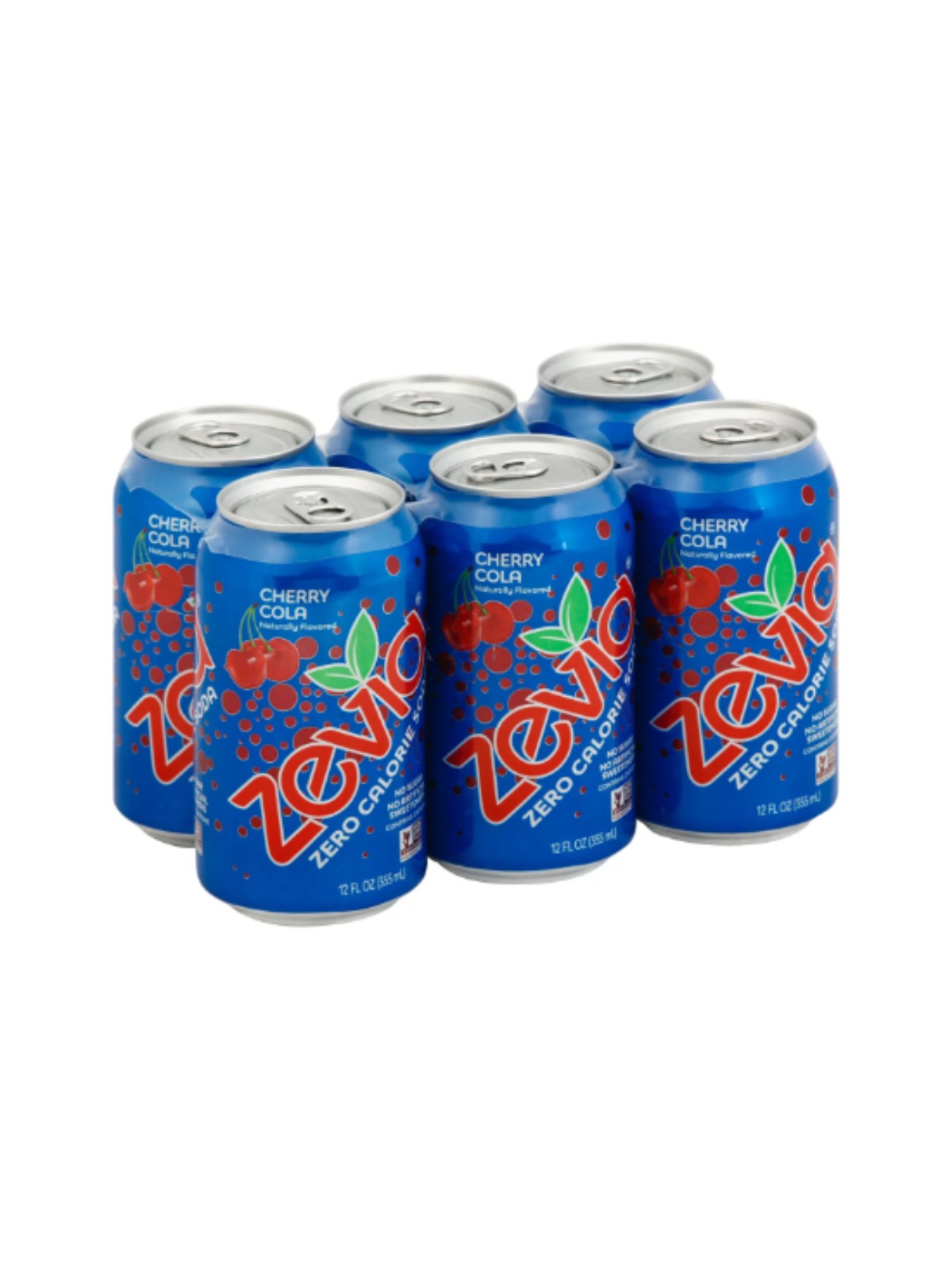 Order Zevia Soda Cherry Cola (12 oz x 6-pack) food online from Light Speed Market store, Los Angeles on bringmethat.com