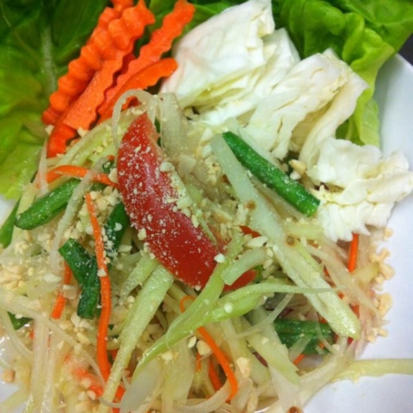 Order Papaya Salad food online from Simply thai store, Los Angeles on bringmethat.com