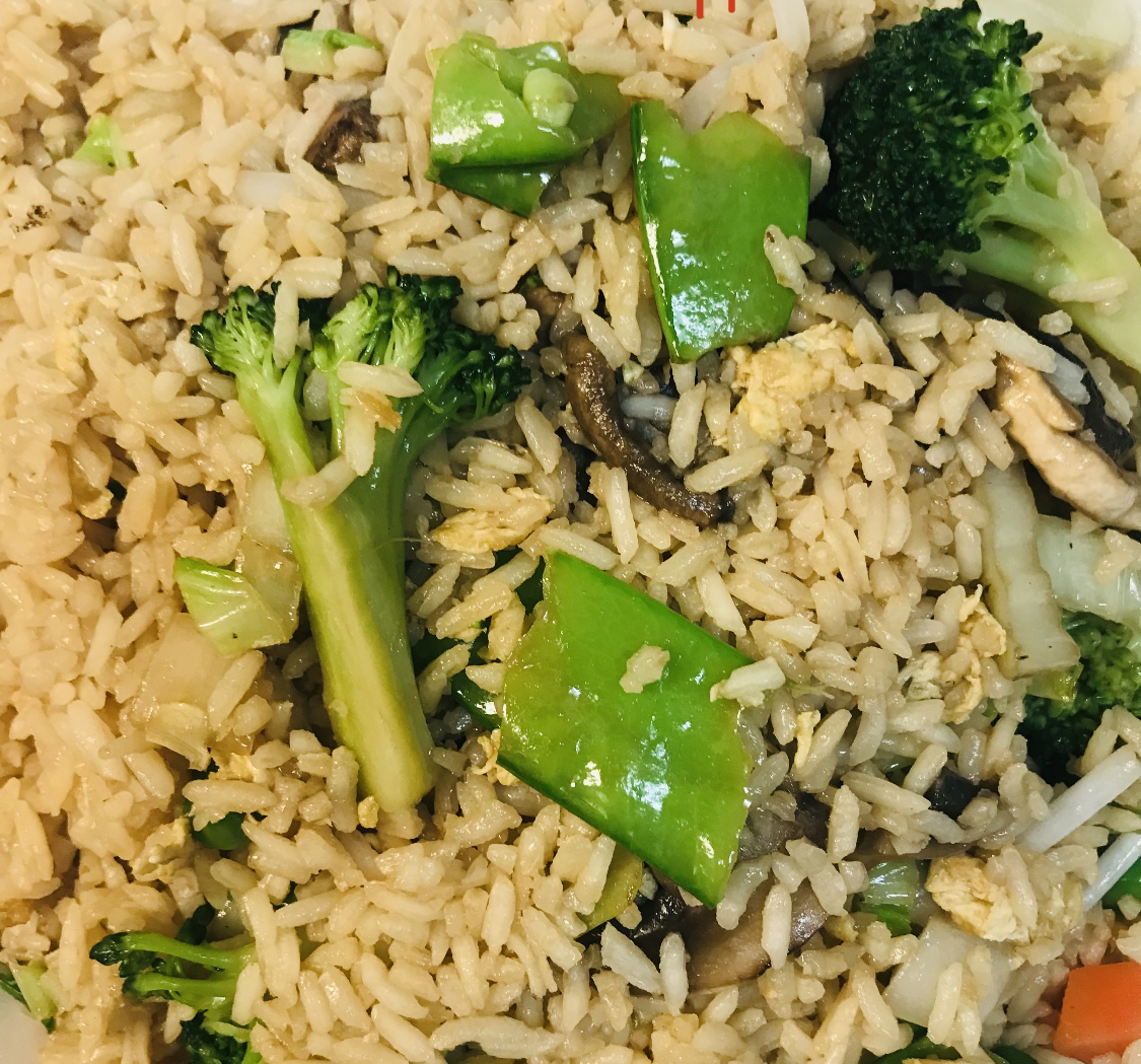 Order 25. Vegetable Fried Rice food online from Chopstix store, Henderson on bringmethat.com