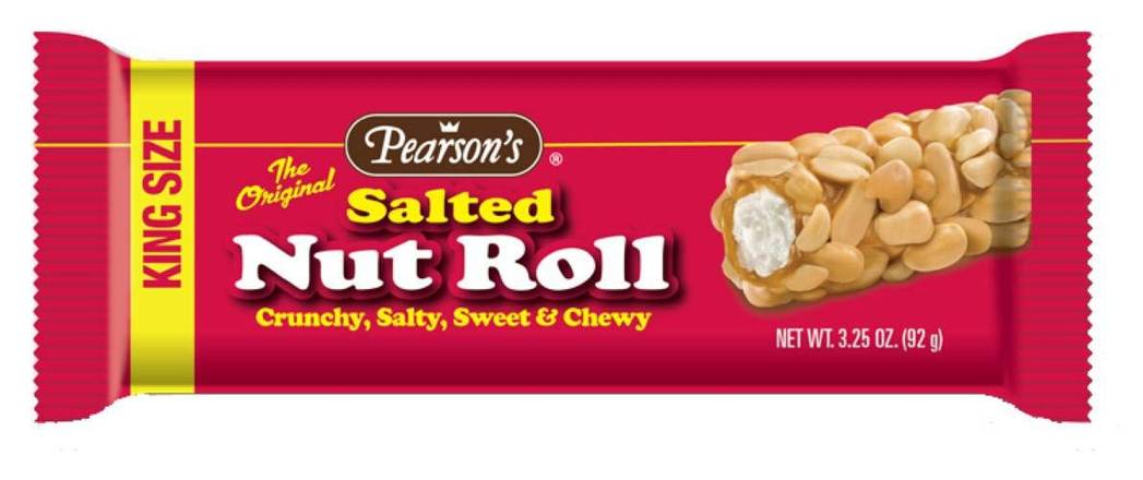 Order Pearson'S King Size Salted Nut Roll Candy Bar food online from Exxon Food Mart store, Port Huron on bringmethat.com