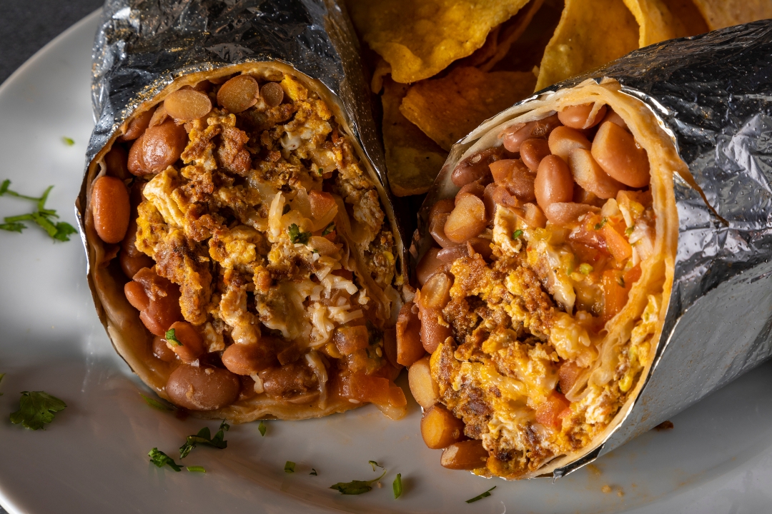Order Breakfast burrito food online from Ray's Grill store, Stanford on bringmethat.com