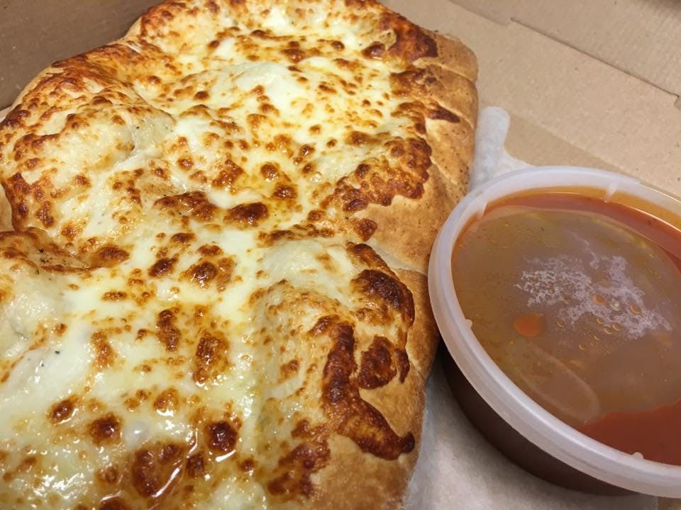 Order Giove's Famous Cheesy Breadsticks - Appetizer food online from Giove's Pizza store, Trumbull on bringmethat.com