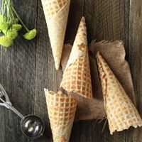 Order Waffle Cones food online from The Comfy Cow store, Louisville on bringmethat.com