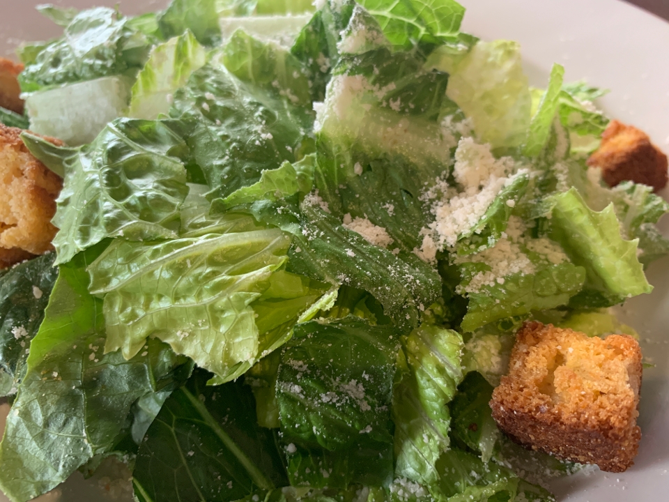 Order Fried Green Tomato Caesar Salad TG food online from South Restaurant And Jazz Club store, Philadelphia on bringmethat.com