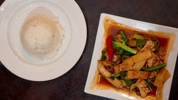 Order E17. Pad Ped Pha food online from Thai Top Ten store, Richmond on bringmethat.com