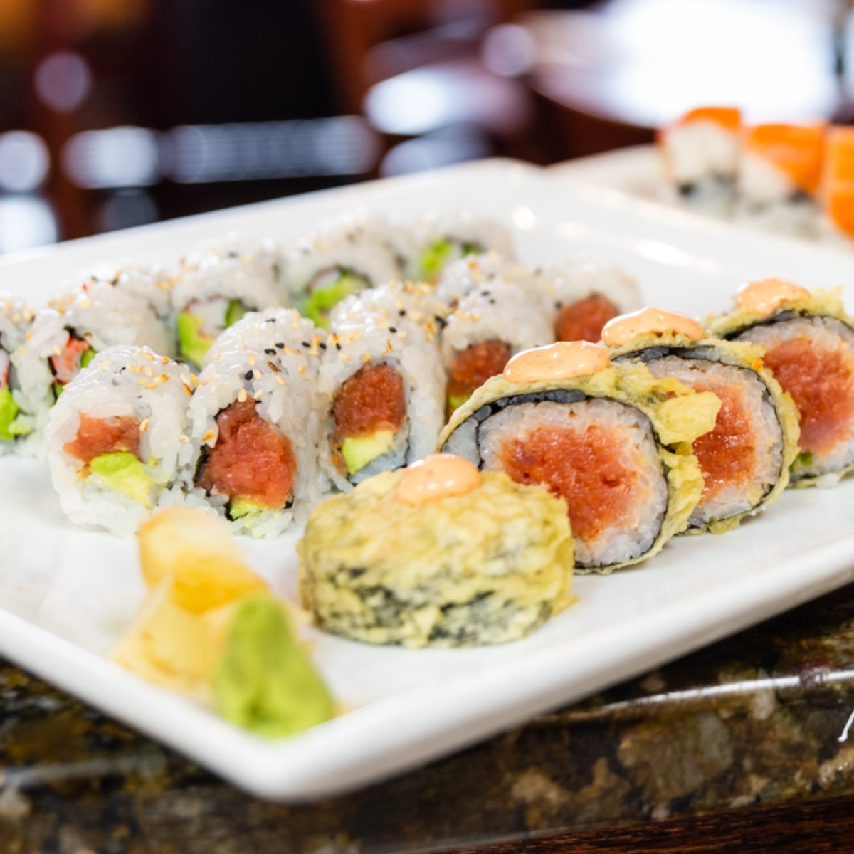 Order 3 Sushi Rolls Lunch food online from Okinawa store, Adairsville on bringmethat.com