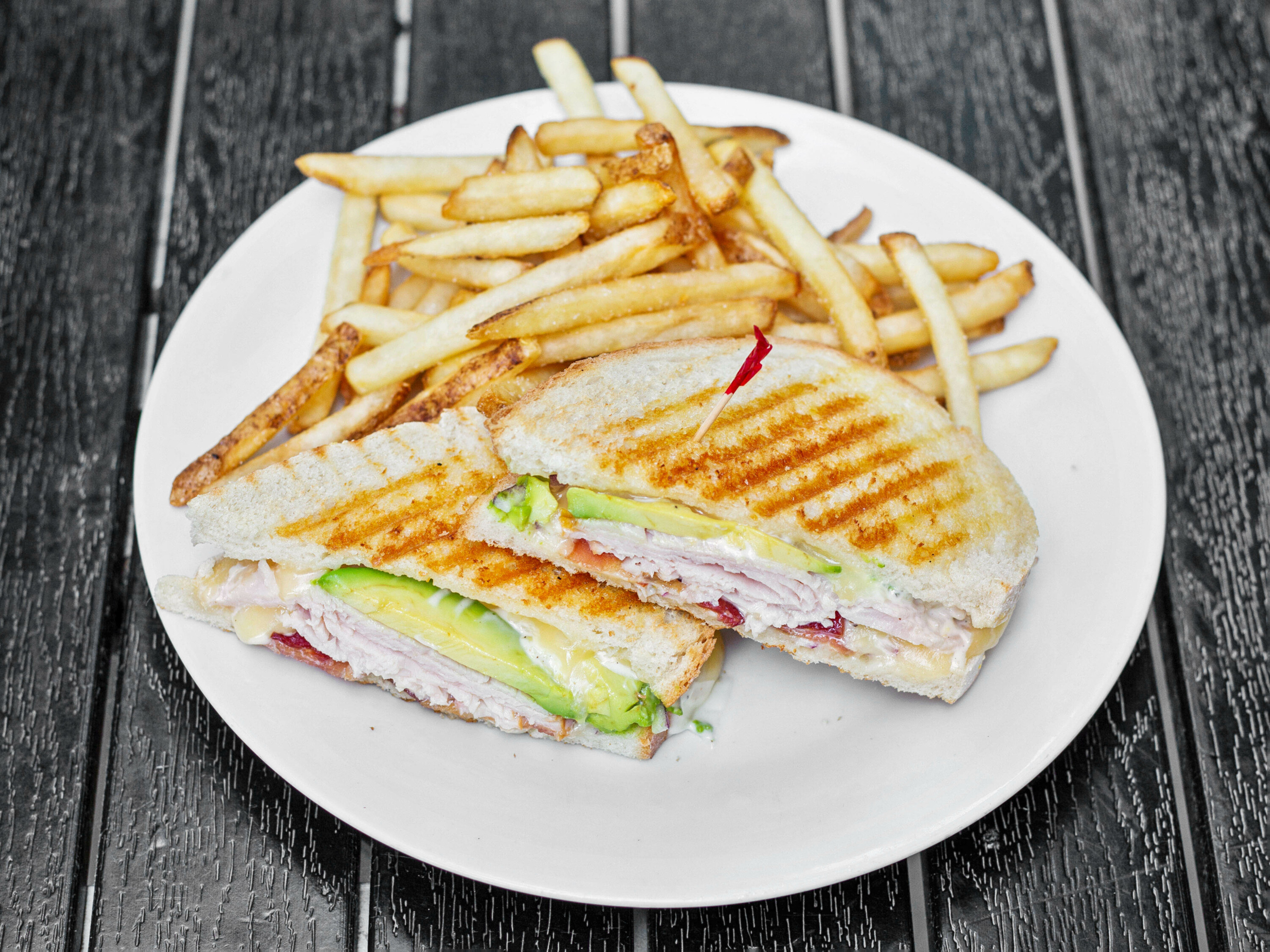 Order Turkey Avocado Panini food online from Franklin tap store, Chicago on bringmethat.com