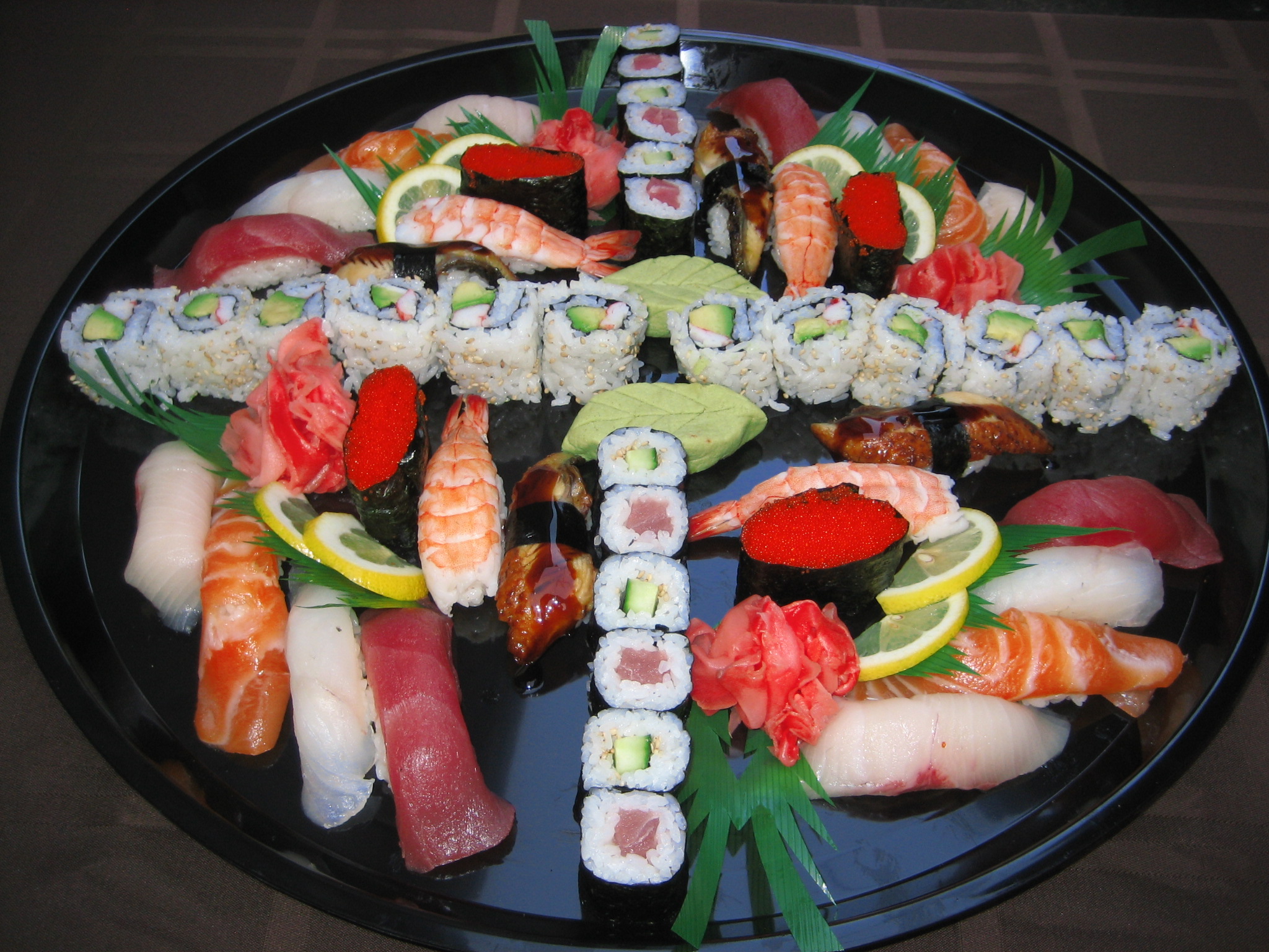 Order 52 Piece Nigiri and Maki Platter A food online from Tono Sushi store, Washington on bringmethat.com