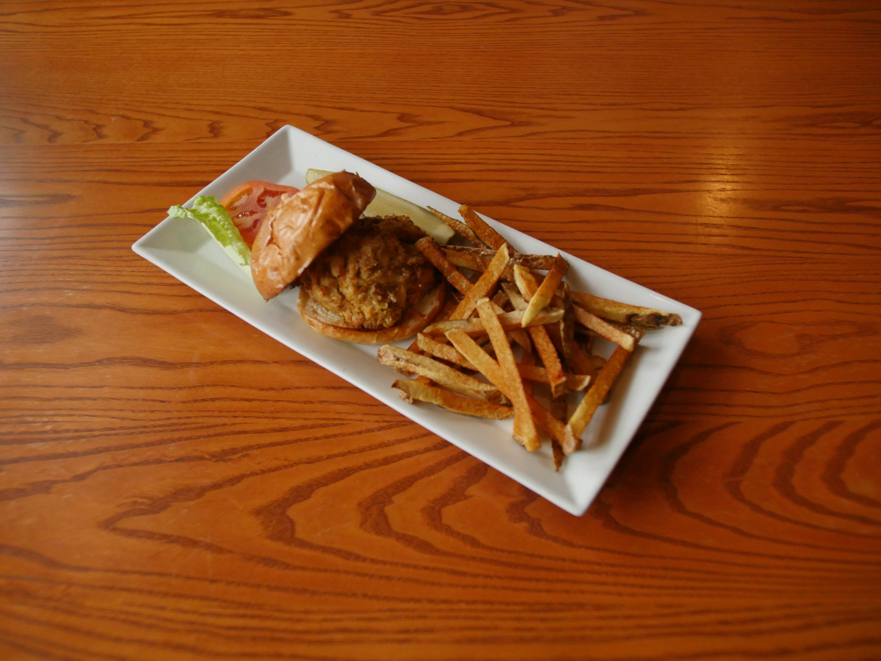Order Crab Cake Sandwich food online from Bogie At Depot Square store, Hampton on bringmethat.com