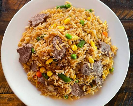 Order Beef Fried Rice(牛炒饭） food online from Chili Rush store, Mesa on bringmethat.com