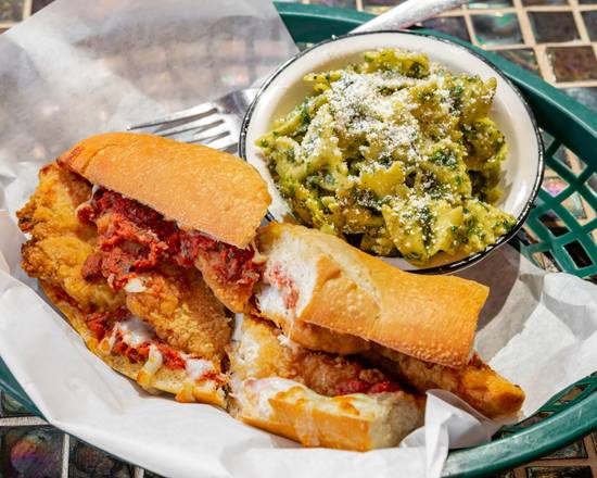 Order Chicken Parmigiana or Meatball Sandwich (Small) (6") food online from Wit's Inn store, New Orleans on bringmethat.com