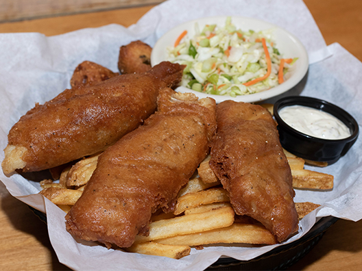 Order Alaskan Fish & Chips food online from Rockfish Seafood Grill store, The Colony on bringmethat.com