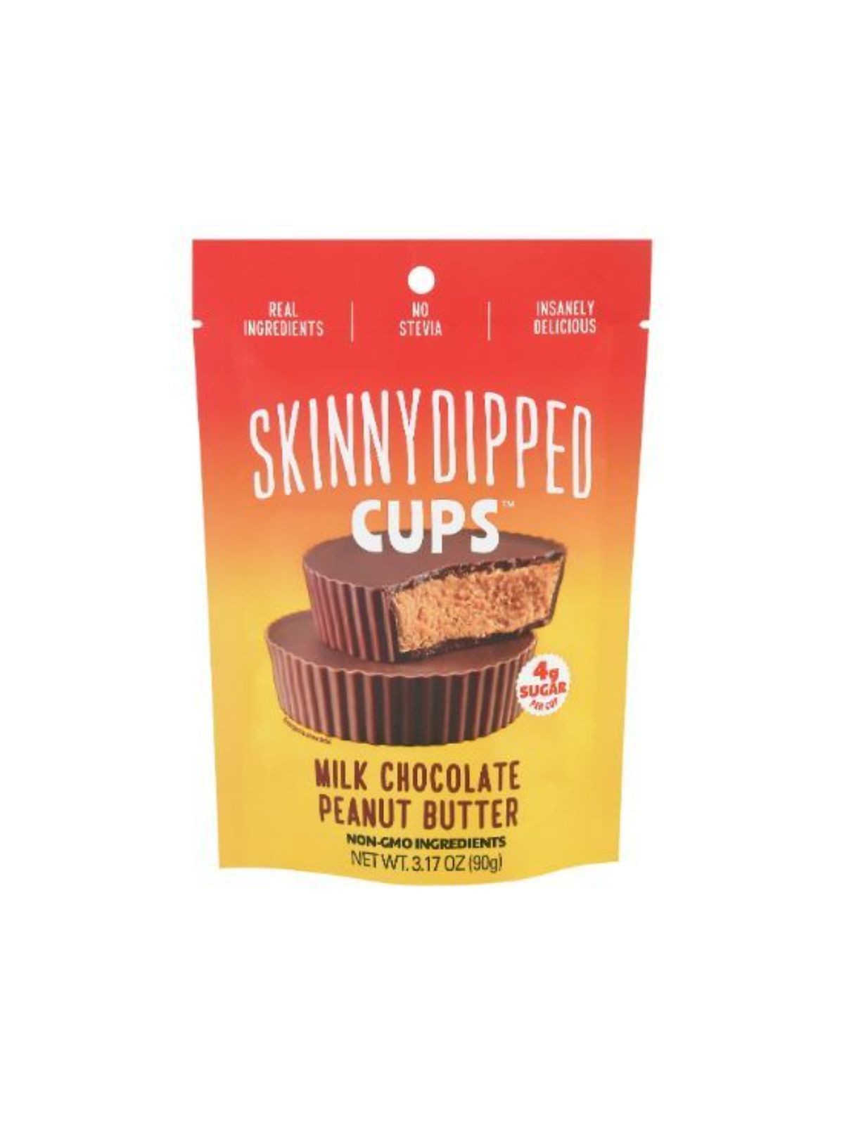 Order Skinny Dipped Milk Chocolate Peanut Butter Cups (3.17 oz) food online from Light Speed Market store, Los Angeles on bringmethat.com