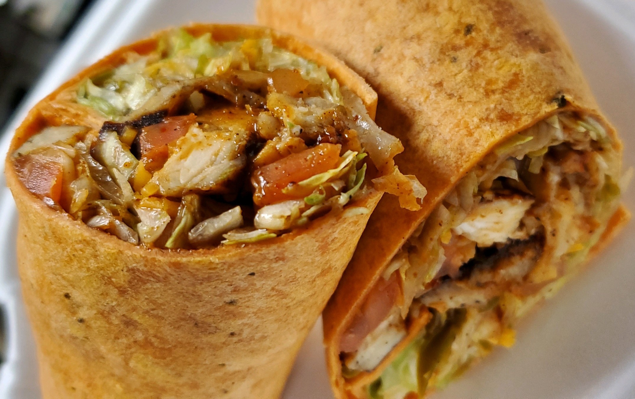 Order Rajun Cajun Wrap food online from Knuckles Knockout Grill store, Rochester on bringmethat.com