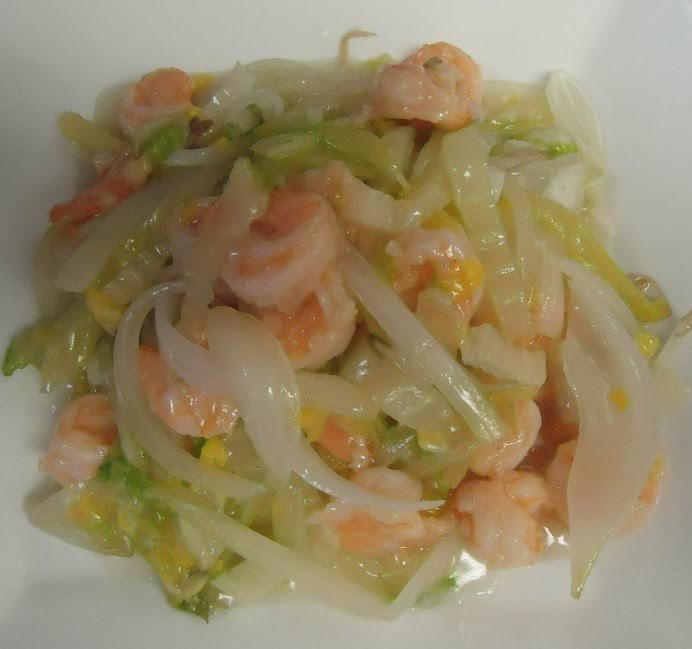 Order C2. Shrimp Chow Mein Combo Platter food online from New China Restaurant store, Bronx on bringmethat.com