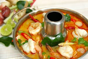 Order S-6. Bang Saen Seafood (Tom Yum) food online from Thai Smile store, Hamden on bringmethat.com
