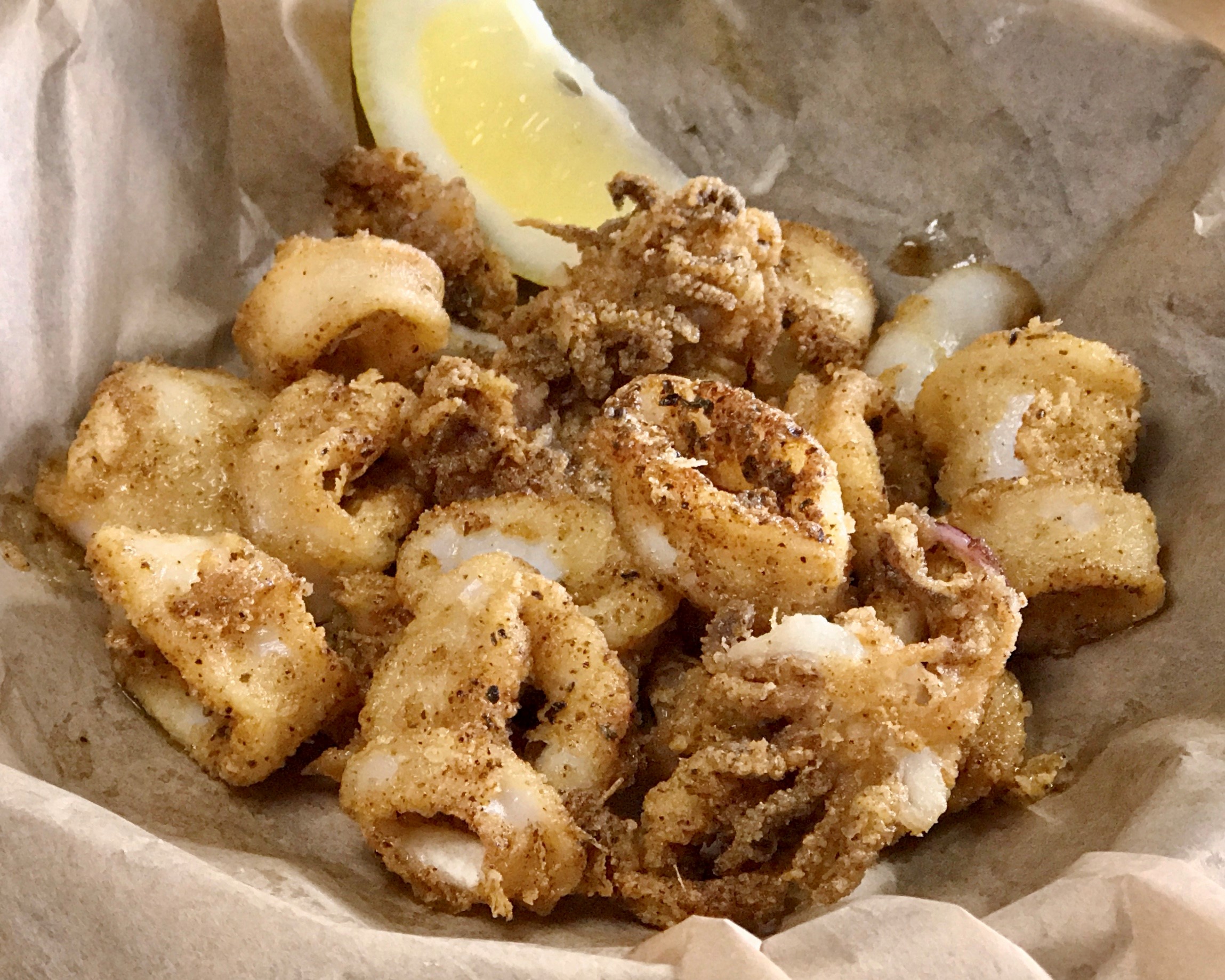 Order Salt and Pepper Calamari food online from Bluesalt Fish Grill store, Redondo Beach on bringmethat.com