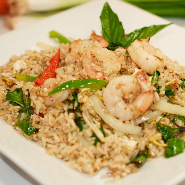 Order Basil Fried Rice food online from Thai Green Village store, Frisco on bringmethat.com