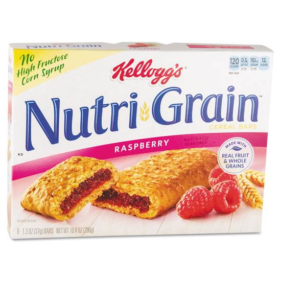 Order Kellogg's Nutri Grain Bars Raspberry food online from Deerings Market store, Traverse City on bringmethat.com