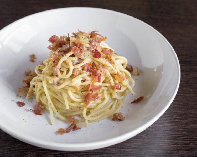 Order Spaghetti Carbonara food online from Segreto Trattoria store, Los Angeles on bringmethat.com