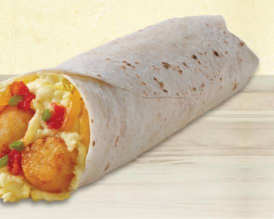 Order Egg & Taters Burrito food online from Tacotime store, St. George on bringmethat.com