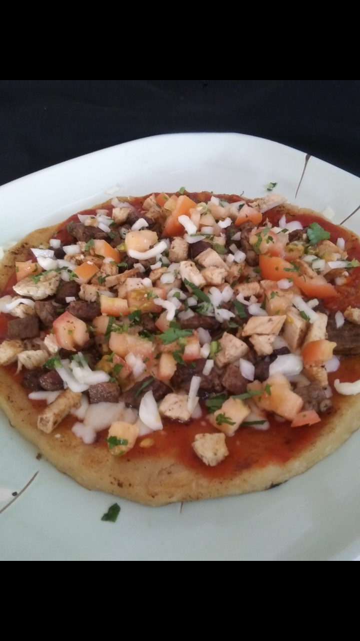 Order MEXI-TORTILLA PIZZA food online from Cooking With Polo store, Austin on bringmethat.com
