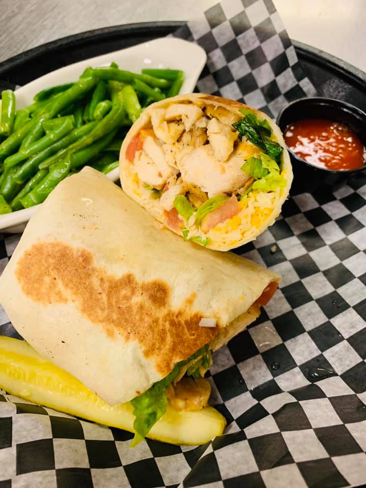 Order Chicken Wrap food online from Mojo Pub -N- Grill store, Youngstown on bringmethat.com