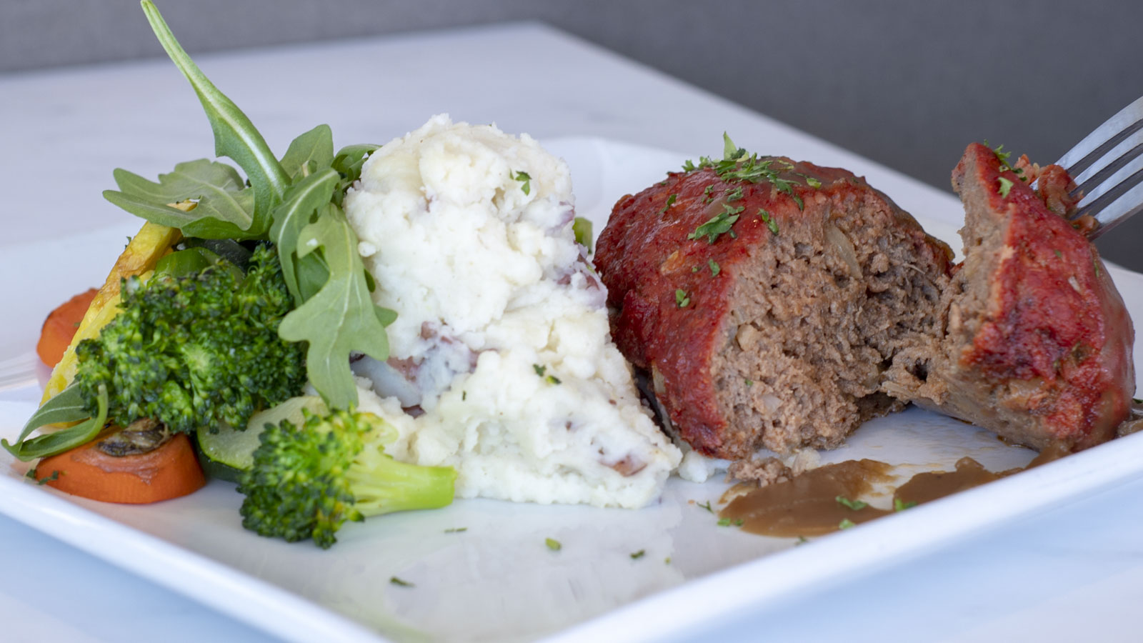 Order All American Meat Loaf Dinner food online from Mel's Drive-In store, Sherman Oaks on bringmethat.com