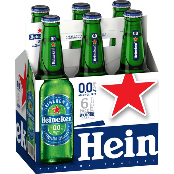 Order Heineken Non‑alcoholic 12pk‑12oz Bottles food online from Divine Wine and Spirits store, San Diego on bringmethat.com