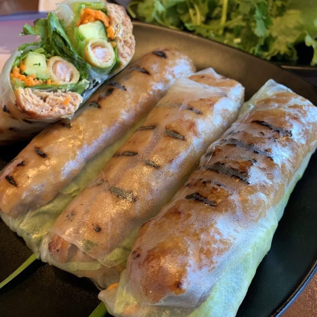Order 3 Nem Nuong Cuon food online from Lemongrass Bistro store, Chino Hills on bringmethat.com