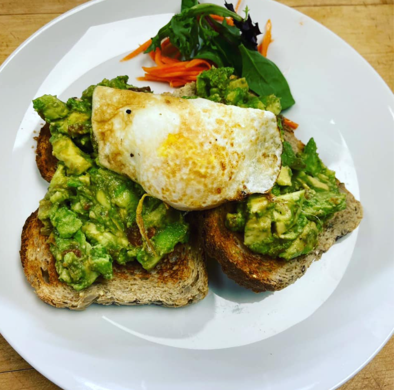 Order Avocado Toast with Egg food online from Junction Jt Foodmarket store, Croton on Hudson on bringmethat.com
