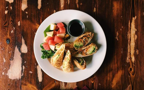 Order Avocado and Asian Vegetable Spring Rolls food online from Trufa Restaurant store, New York on bringmethat.com