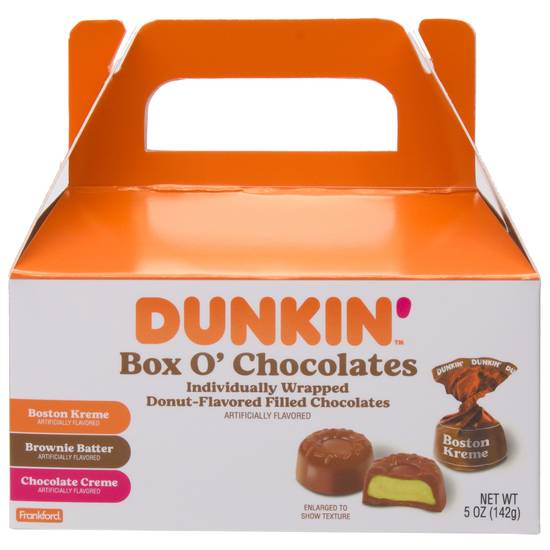 Order Dunkin Box O' Chocolates - 5 oz food online from Rite Aid store, LEHIGHTON on bringmethat.com