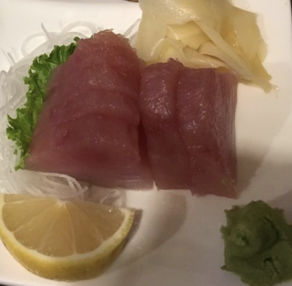 Order 6 Pieces White Tuna Sashimi food online from Sushi Suki store, San Francisco on bringmethat.com