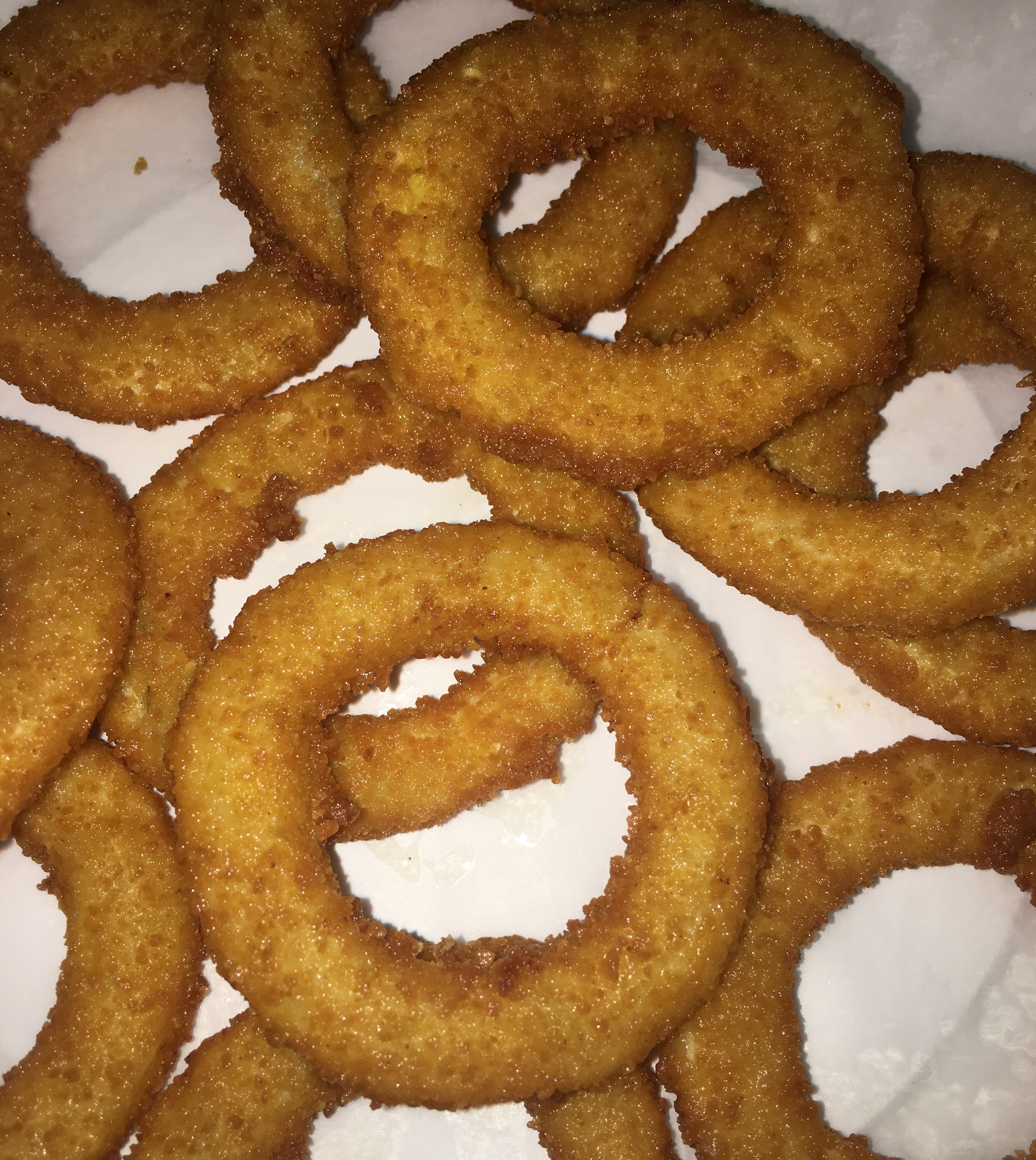 Order Onion Rings Side food online from Crown Fried Chicken & Pizza store, Brooklyn on bringmethat.com