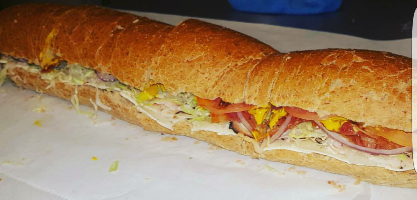 Order Large Turkey Bacon Club Sub food online from Super hero sub shop store, Jersey City on bringmethat.com