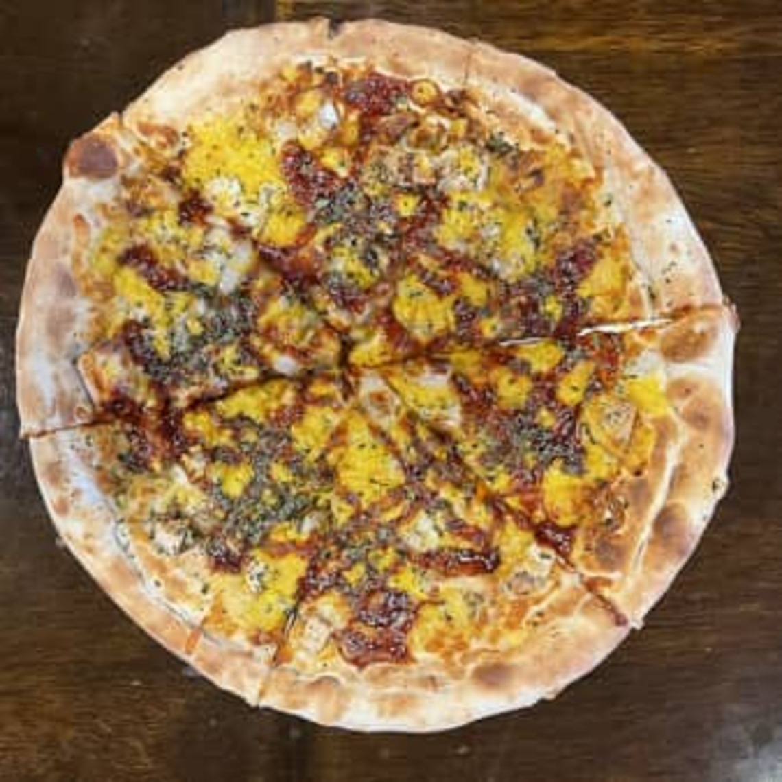Order BBQ Chicken Pizza food online from The Post Sports Bar & Grill store, Creve Coeur on bringmethat.com