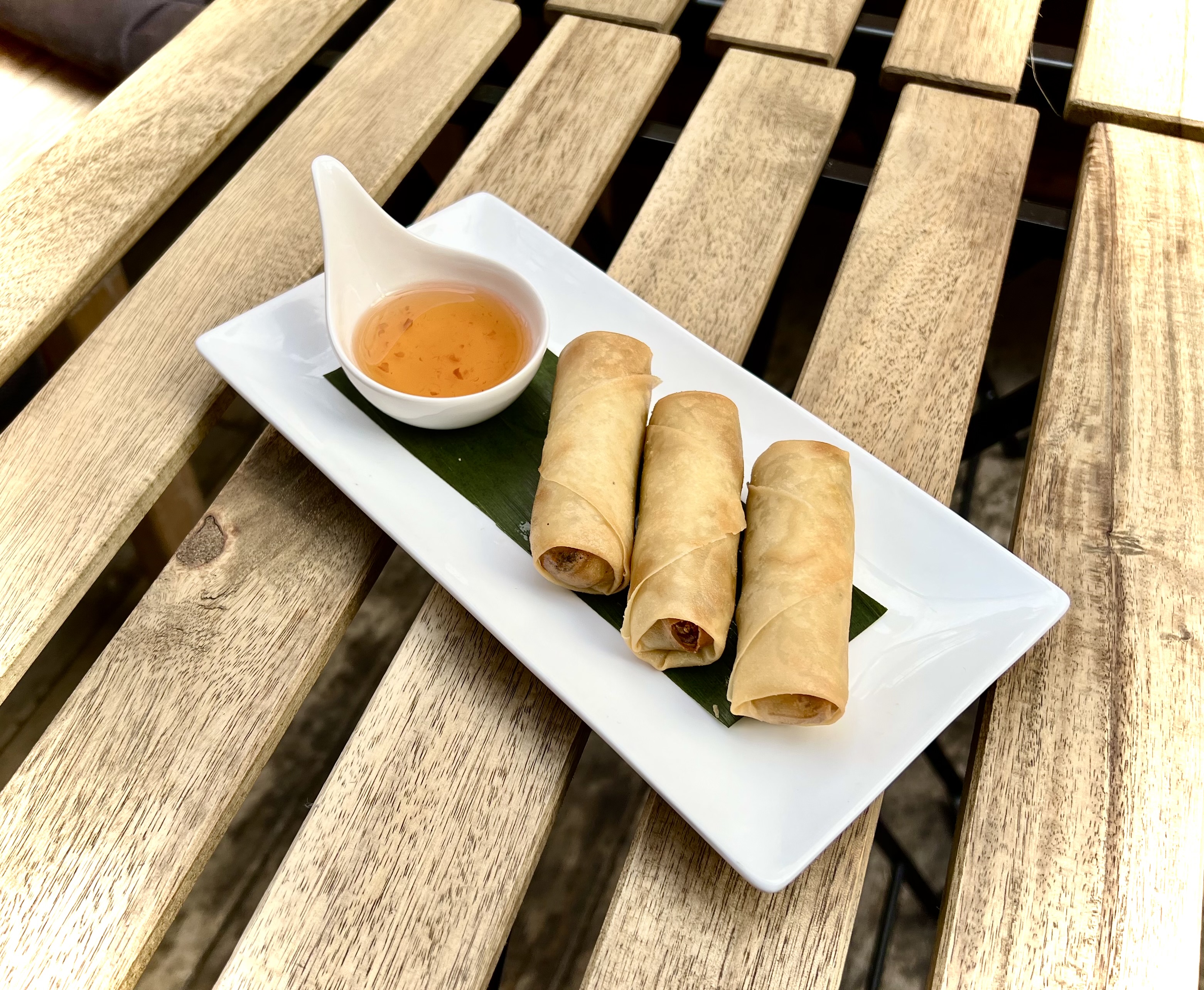 Order Crispy Spring Rolls (V) food online from Thai @ Lex store, New York on bringmethat.com