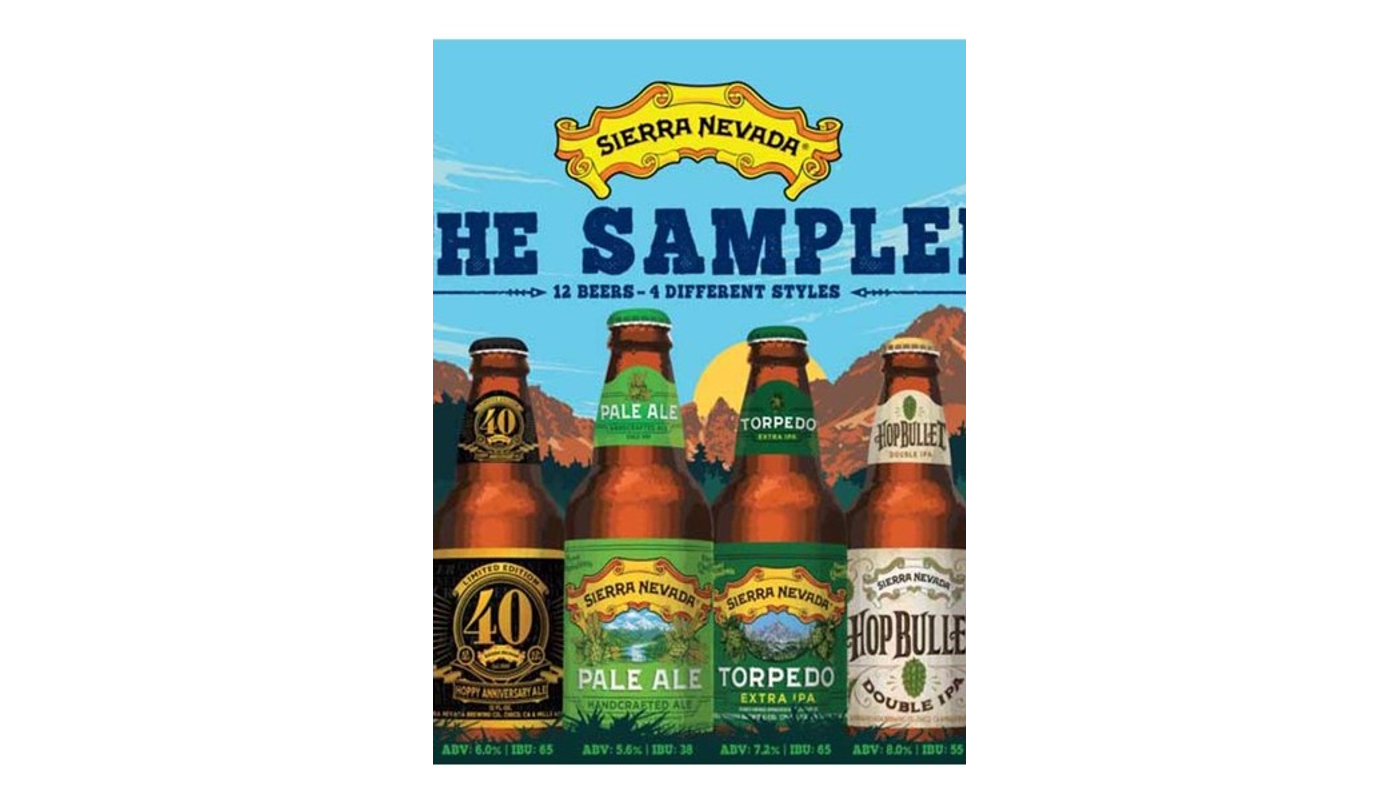 Order Sierra Nevada Mix Pack 12x 12oz Bottles food online from Spikes Bottle Shop store, Chico on bringmethat.com
