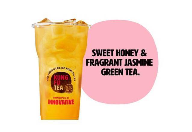 Order Honey Green Tea food online from Kung Fu Tea store, Germantown on bringmethat.com
