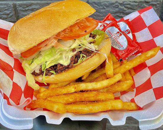 Order Classic Chopped Cheese Burger food online from Salt Pepper Ketchup store, Hawthorne on bringmethat.com
