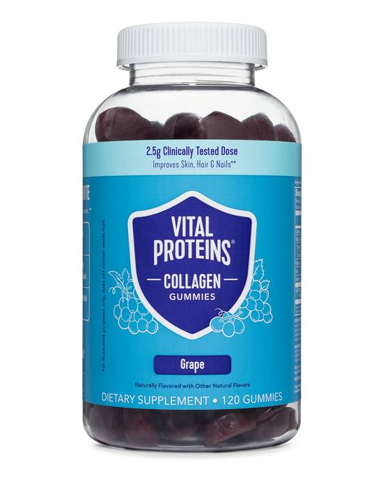 Order Vital Proteins Collagen Gummies Grape (120 ct) food online from Rite Aid store, Palm Desert on bringmethat.com
