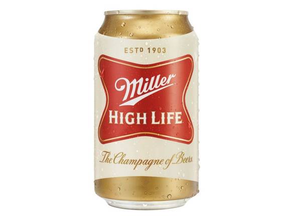 Order Miller High Life American Lager Beer - 6x 12oz Cans food online from Rayan Discount Liquors store, CHICAGO on bringmethat.com