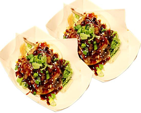 Order Pork Chashu Bun (2 pcs) food online from Domoishi store, Chesapeake on bringmethat.com